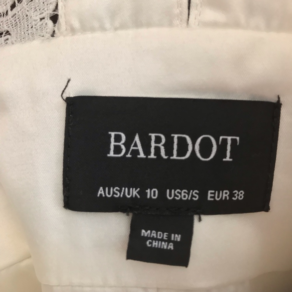 Bardot White Lace Midi Dress - Picture 5 of 7